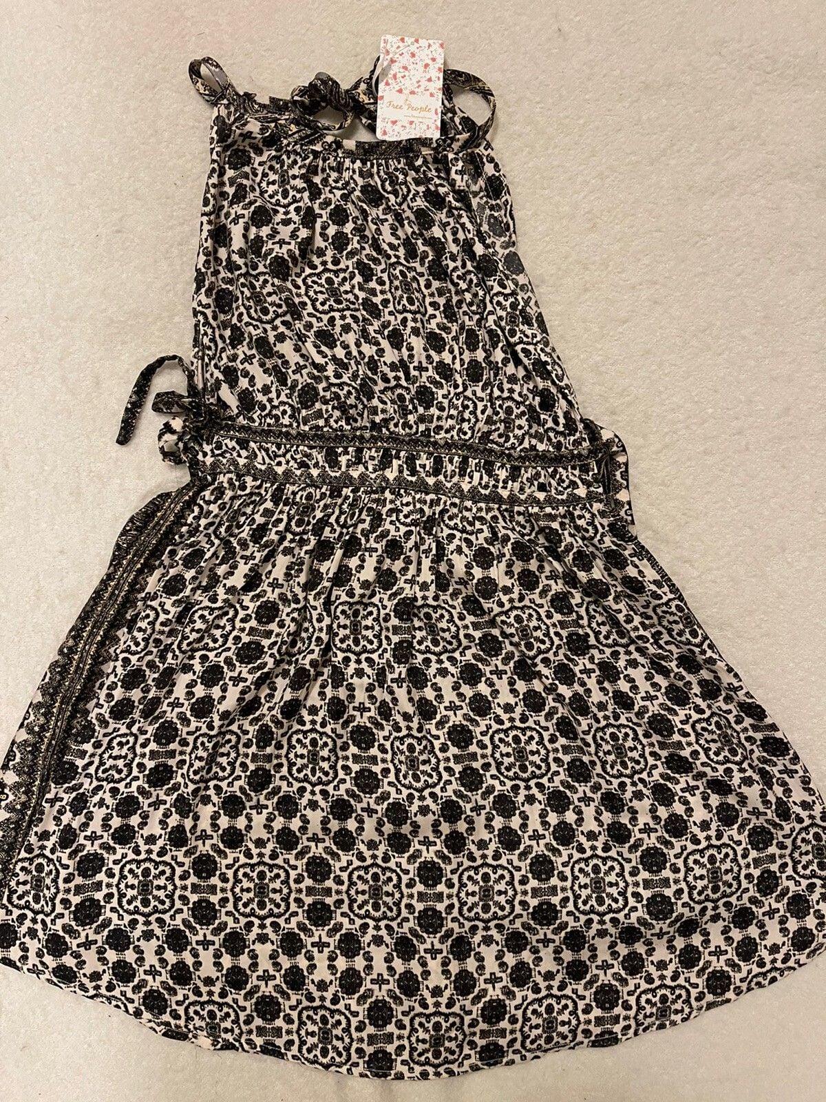 Free People Midsummers Day Geo Print Tunic Dress Women's NWT Small 2