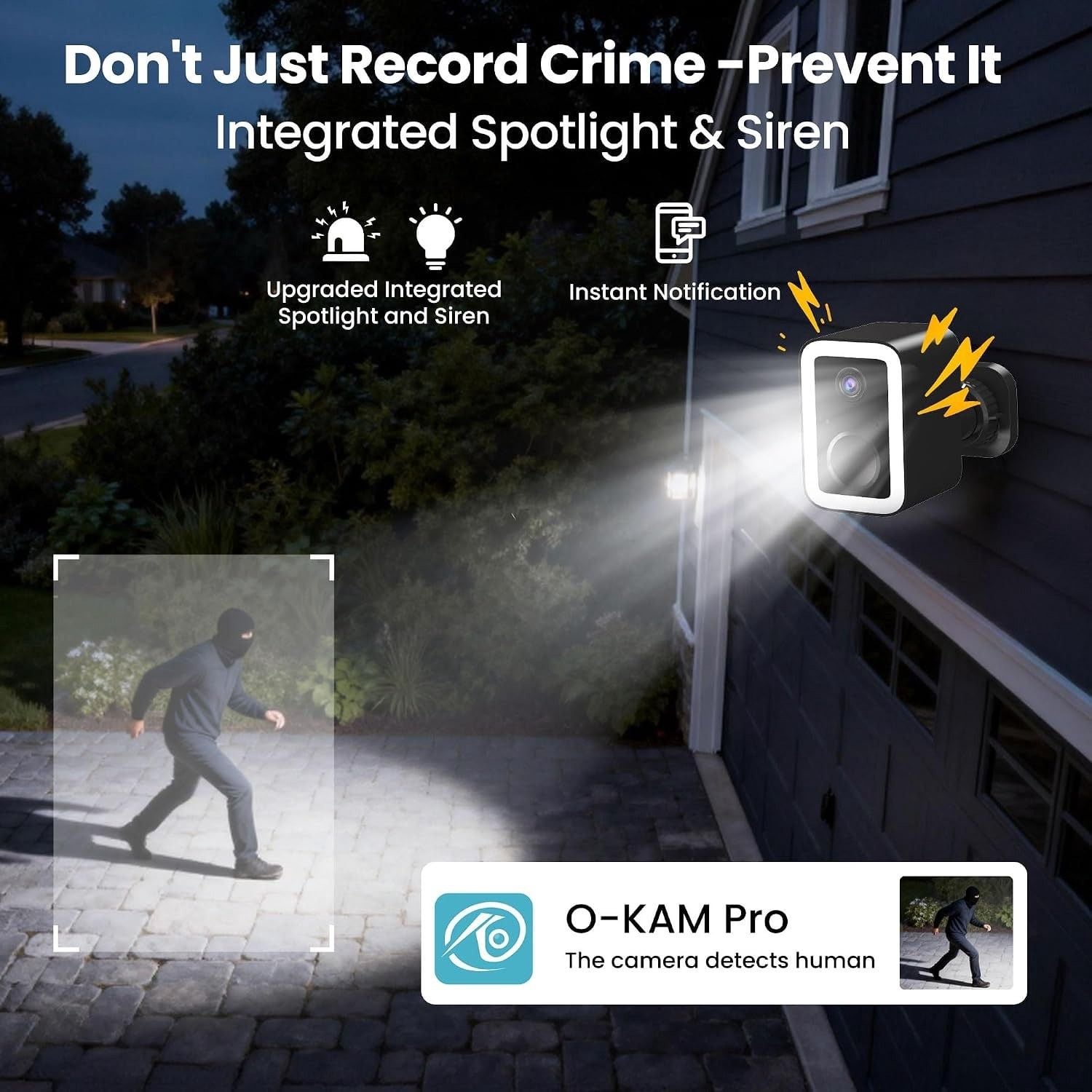 Security Cameras Wireless Outdoor, AI Color Night Vision Even in the Dark 2 Pack 4