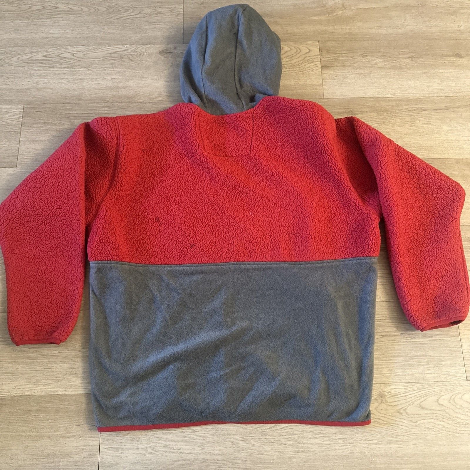 Columbia Backbowl Red Grey Men Size 2XL Hooded Jacket 5
