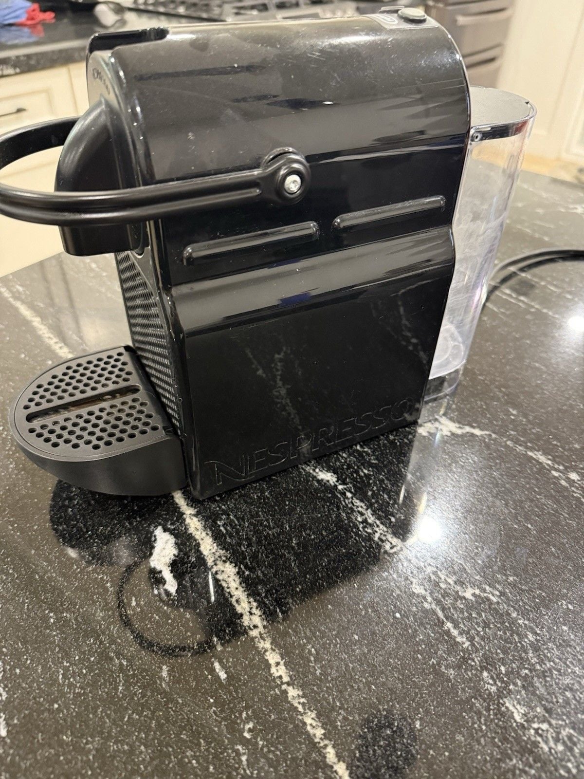 Nespresso Inissia Black Capsule Espresso Machine w/ Water Tank & Drip Tray 2
