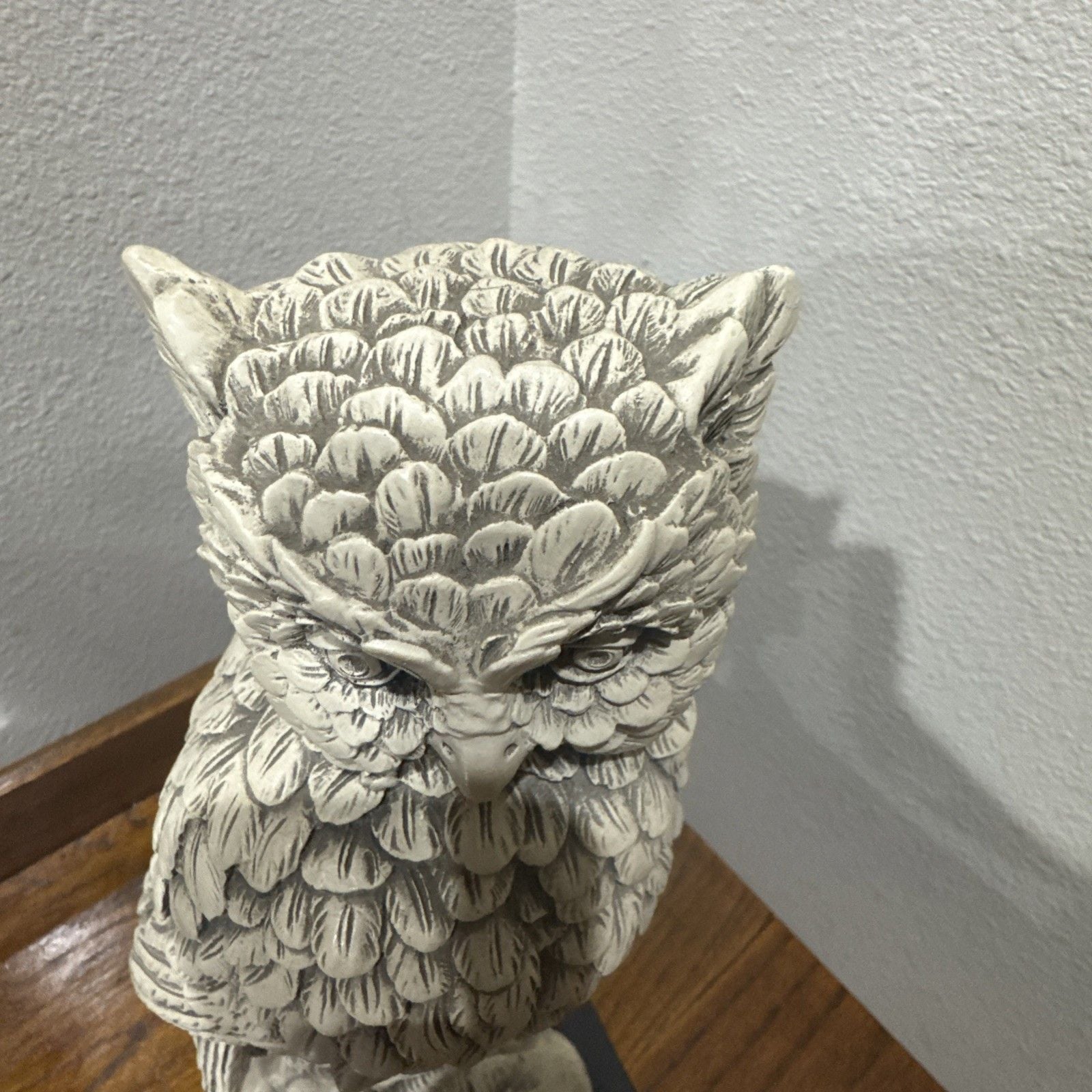 MCM 60’s Marwal 14” Owl Sculpture on 5.5” Base Gothic Halloween Revival 6