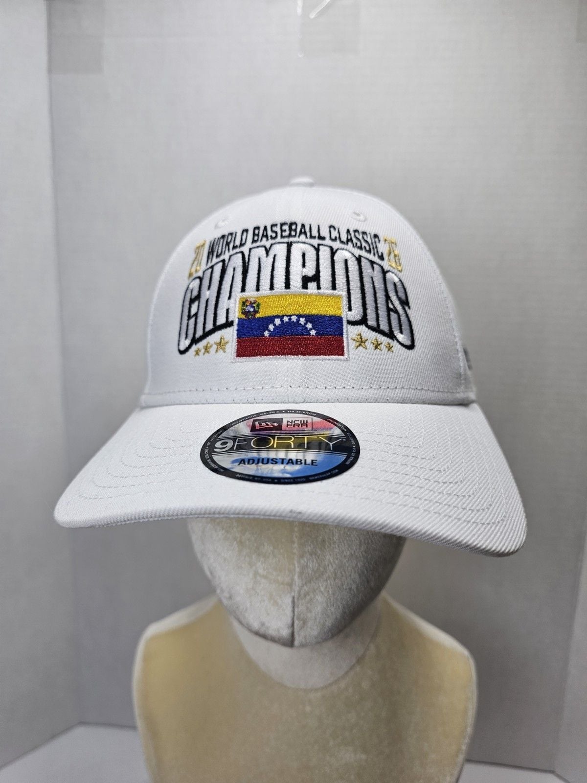 New Era Venezuela 2026 WBC Champions 9FORTY Adjustable Hat White NWT 2