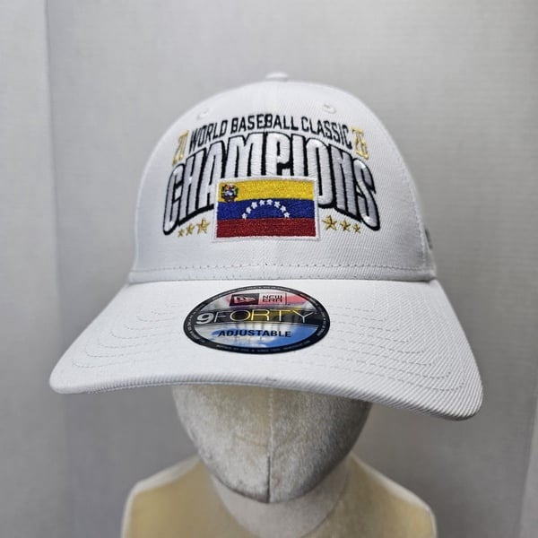 New Era Venezuela 2026 WBC Champions 9FORTY Adjustable Hat White NWT