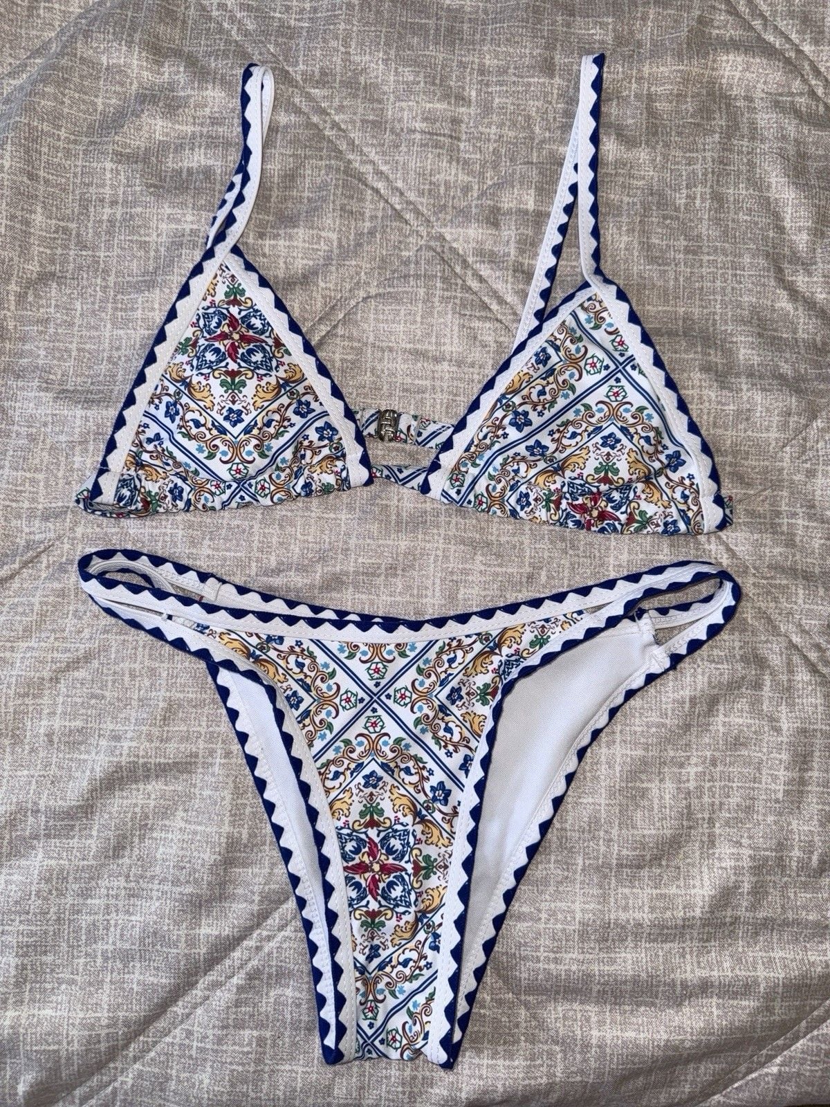 WALLDOR Women's High Waist Bikini Set,Two Piece Bikini,Sexy Bikini Swimsuit, S-M 6