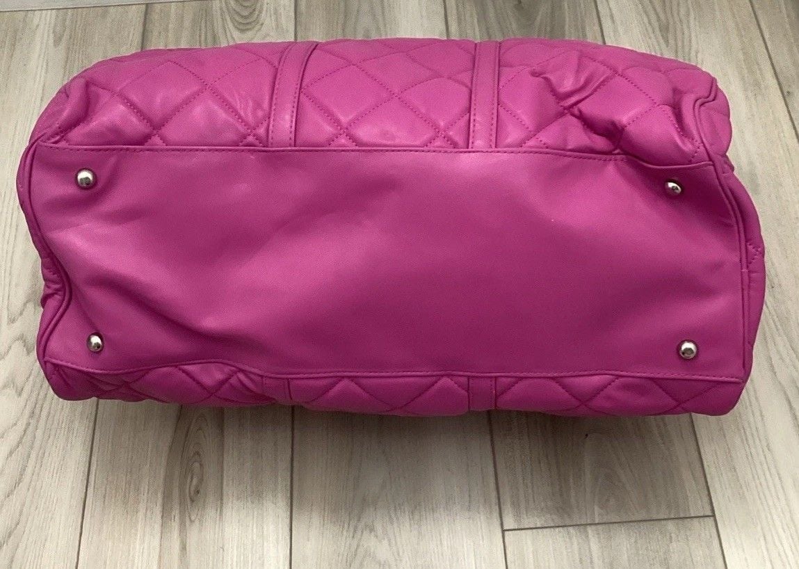Steve Madden Mulberry BSpeedy Puffy Overnight Bag W Shoulder Strap NWT 12