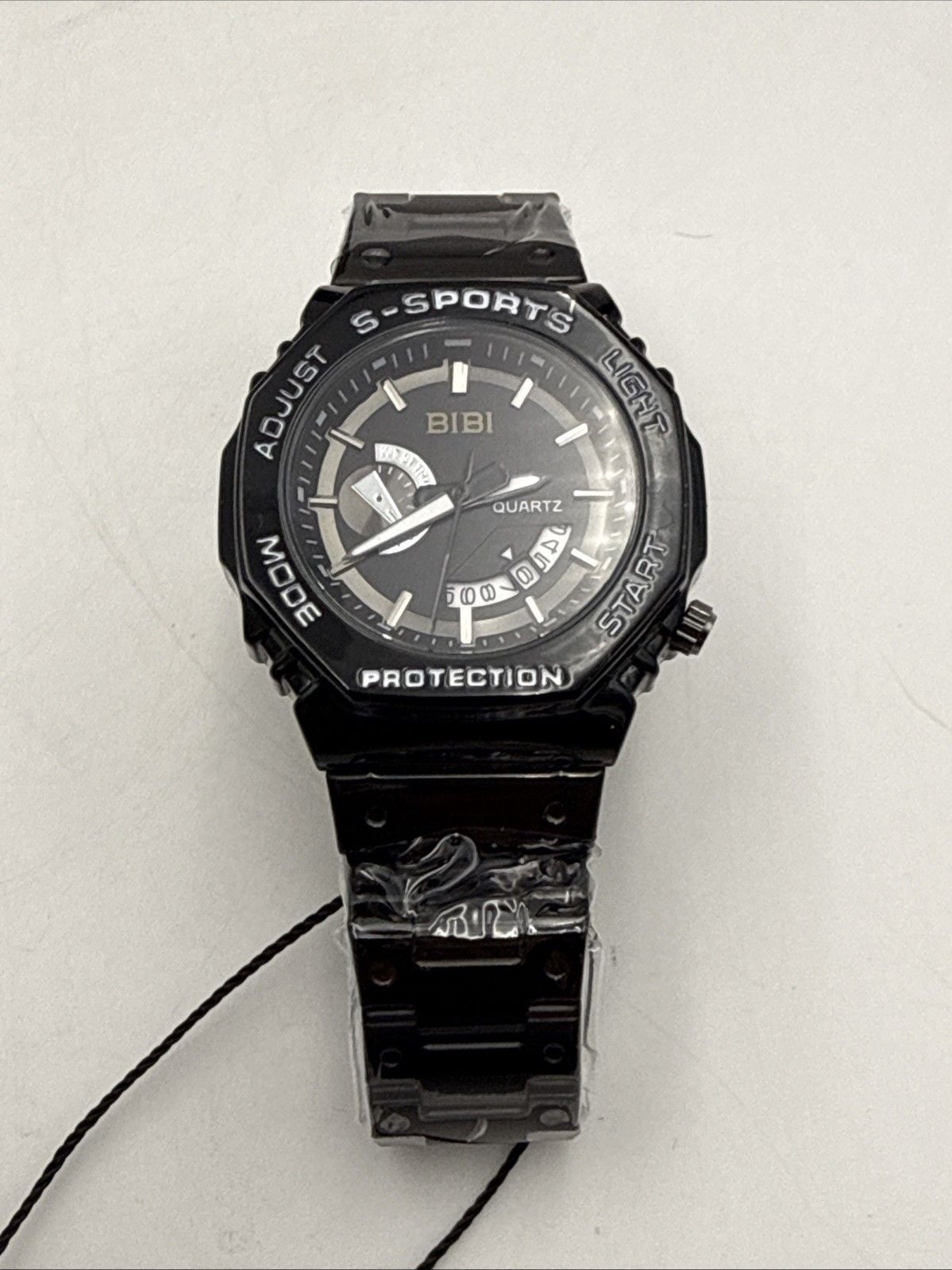 🔥 BIBI MEN’S WATCH B0024 BLACK CASE & BRACELET BLACK DIAL QUARTZ DATE NIB 🔥 4
