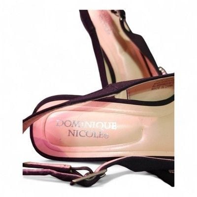 Dominique Nicole “Naima” Rhinestone Slingbacks – Size 6.5M – Show-Stopping Glam 6