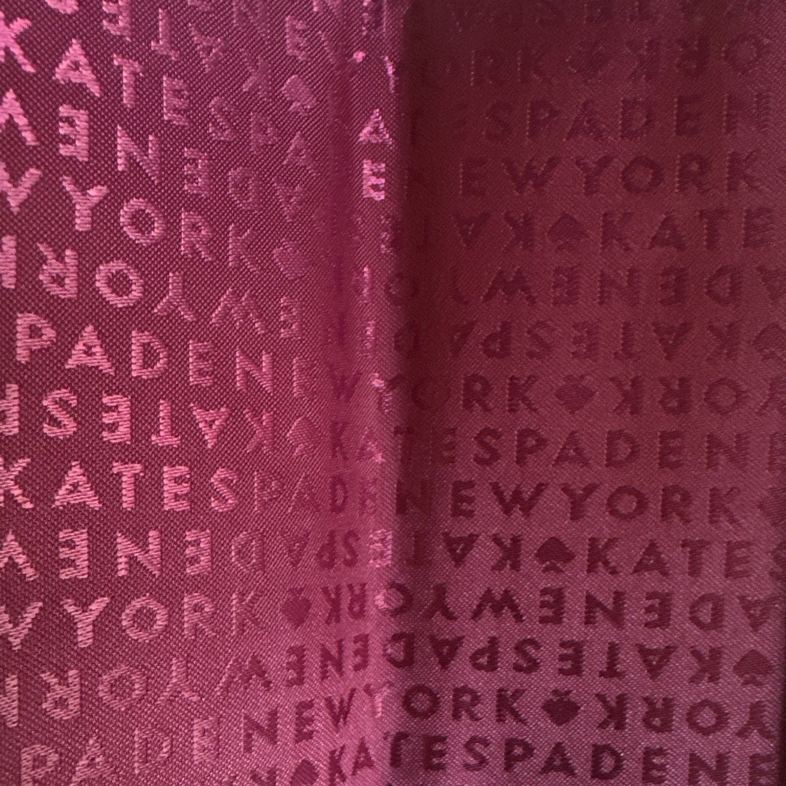 Kate Spade New York Burgundy Leather Passport Holder Type WLRU2615 4