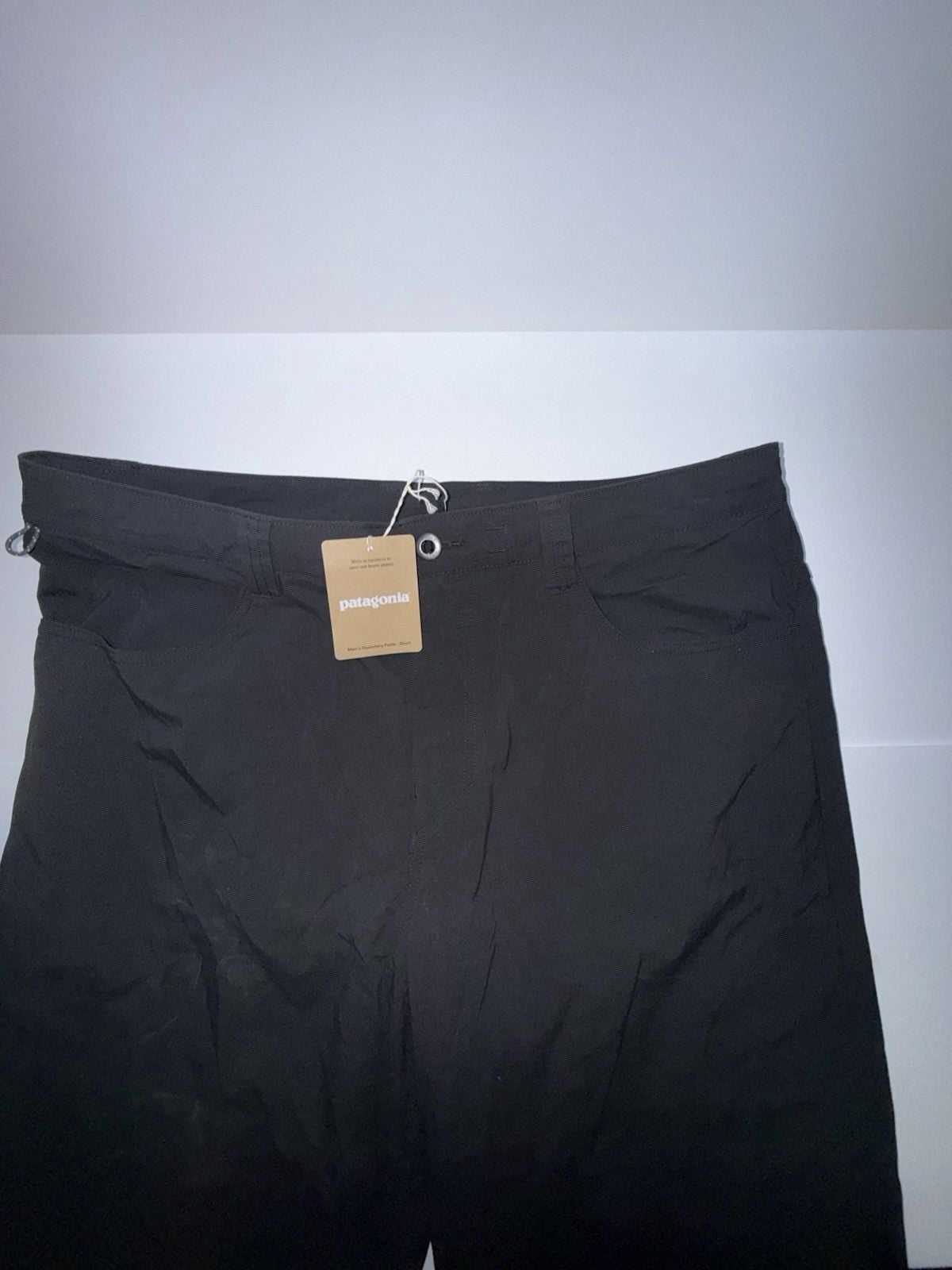 Patagonia Men’s Black Chino Pants 38 Regular Straight 50+ UPF Flat Front NWT 1