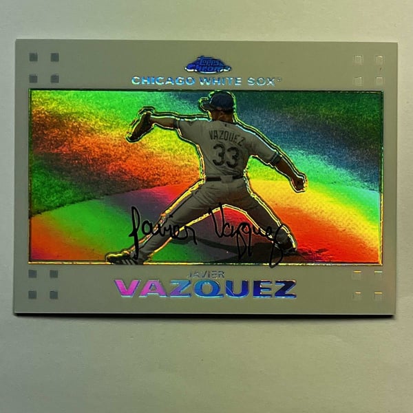 2007 Topps Chrome Javier Vazquez #70 White Refractors /660  Chicago White Sox