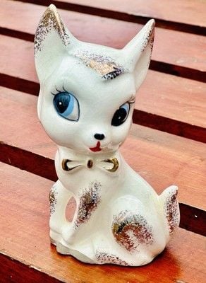 VTG Kitschy Anthropomorphic Blue Eyed Deer Made In Japan 1950’s Retro Kitschy 3