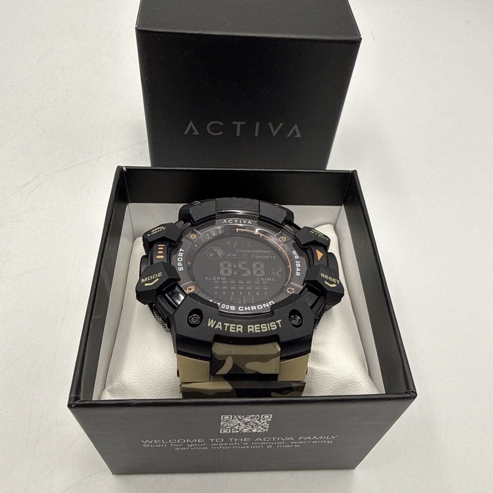 Activa Armour X Invicta ACW8050MC-001 Men’s 50mm Camouflage Digital Watch NIB 15