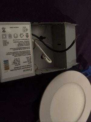Zouzai One 4-inch Ultra-Thin Round LED Ceiling Light with Junction Box 7