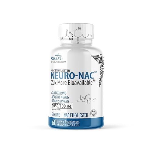 Nature's Fusions Neuro NAC Supplement Bioavailable NAC 600 Mg – Ester 60 Capsule 1
