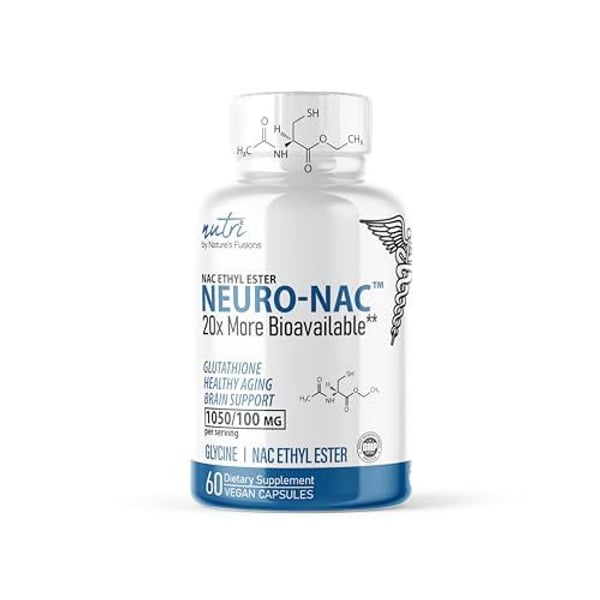 Nature's Fusions Neuro NAC Supplement Bioavailable NAC 600 Mg – Ester 60 Capsule