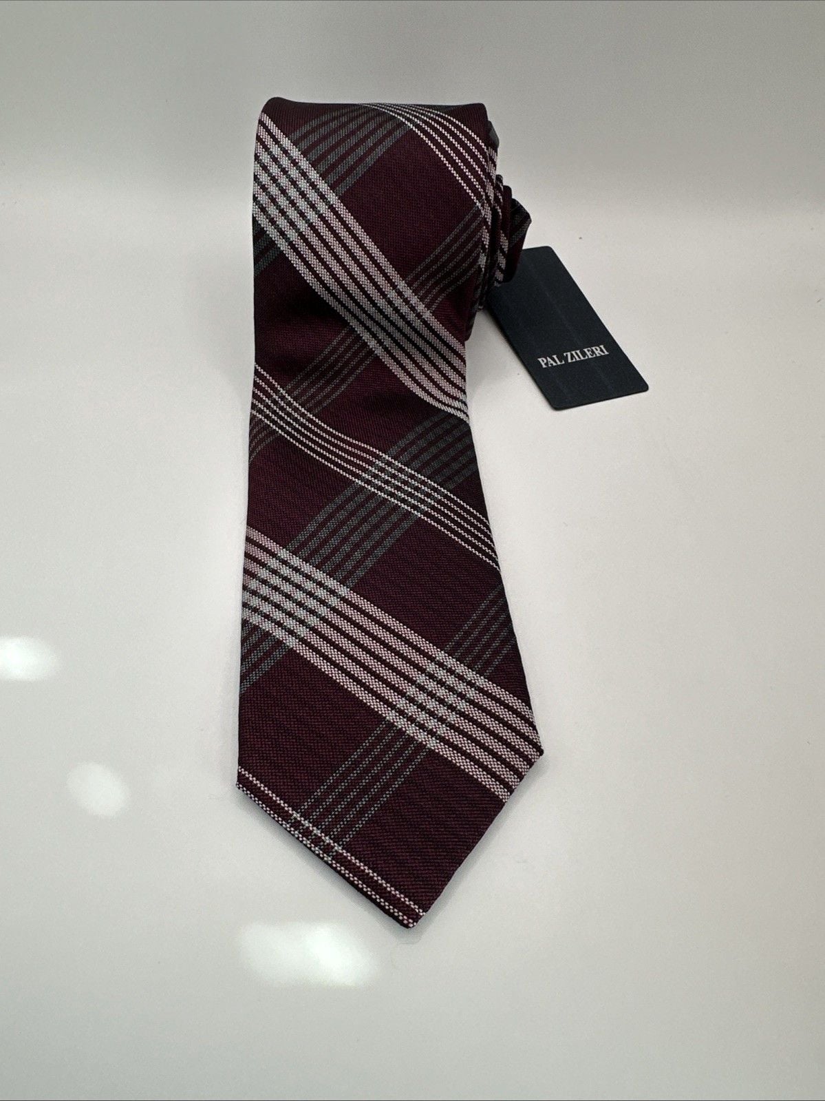 NWT PAL ZILERI Striped 100% SILK Tie 8