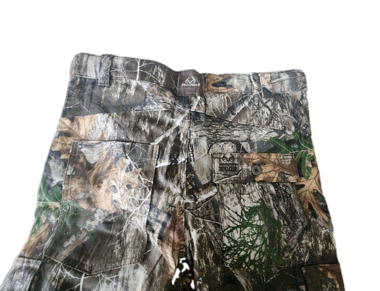 Realtree Edge Camo Hunting Pants Cargo Pockets Polyester Unisex Adult M 5
