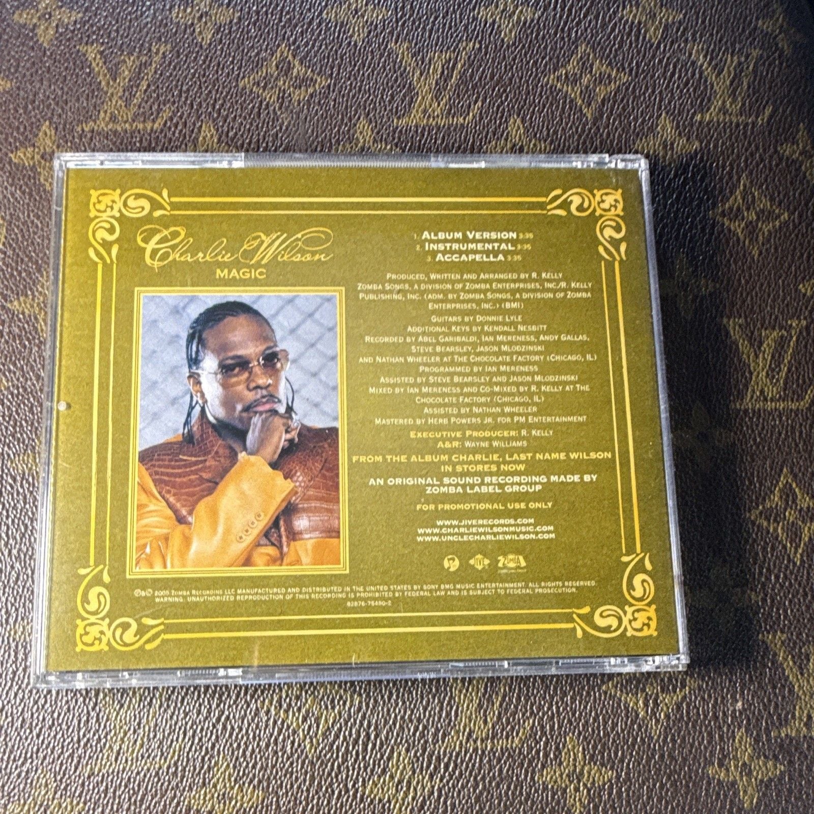 Charlie Wilson Magic Promo Single (CD, 2000) R&B/Soul, Zomba 2