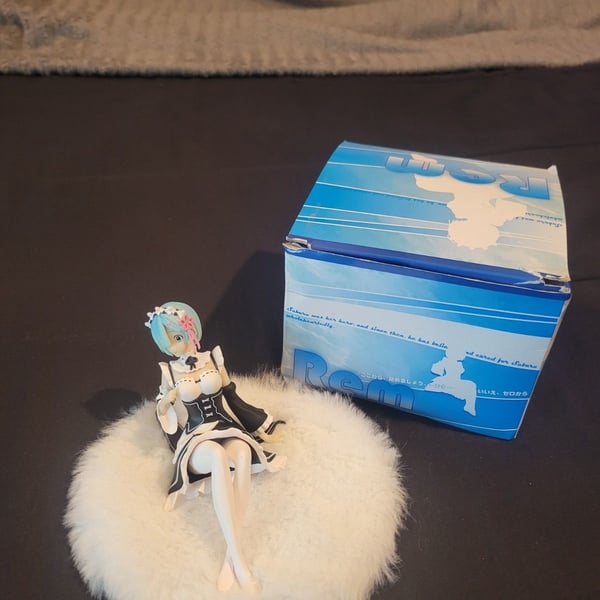 Anime Otaku Box Exclusive Rem (Maid Attire) Re:Zero Anime Figure (In Box)