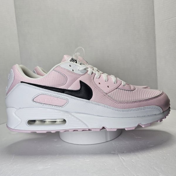 Nike Air Max 90 By You Pink Black White Men's Size 13 New No Box HQ3691-900