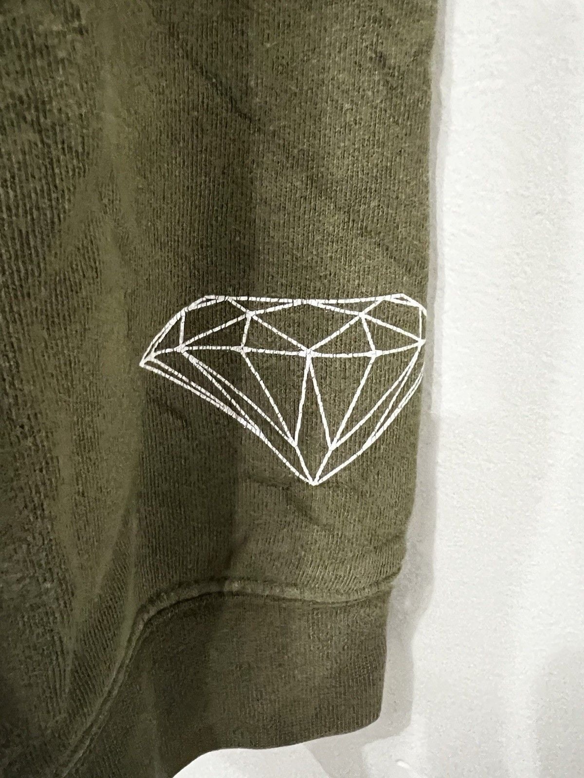 Diamond Supply Co. Green Hoodie Pullover Small 5