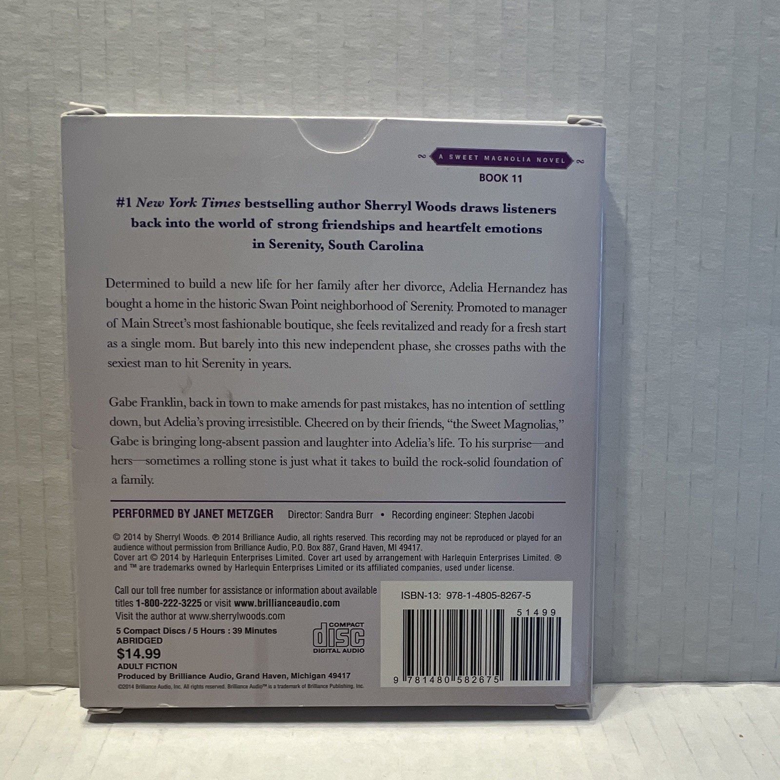 Sherryl Woods Willow Brook Road Chesapeake Shores Abridged Audio CD 5h 6m 9