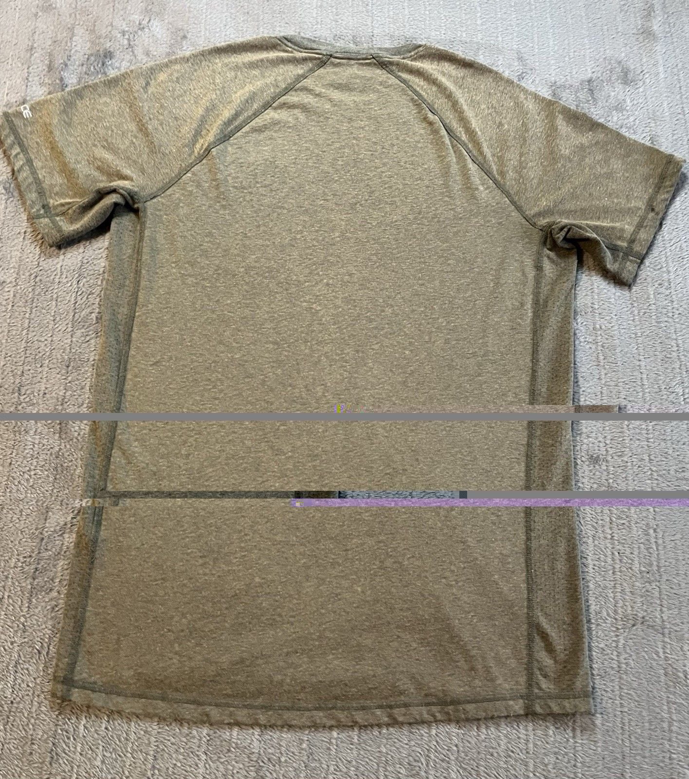 Men’s Carhartt Force Relaxed Fit Pocket T-Shirt Size Small Green Heather 7