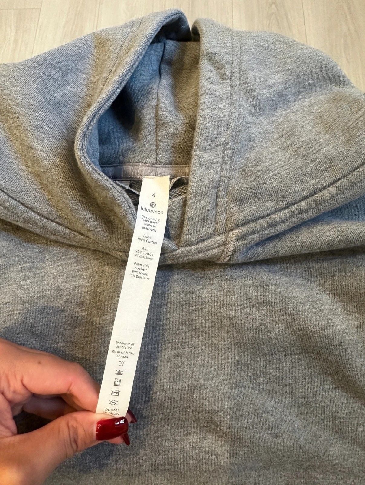 Lululemon Scuba Women's Gray Pullover Hoodie Size 4 4
