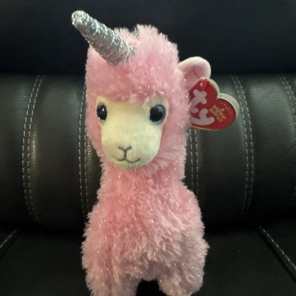 TY Beanie Baby LANA the Pink Llama Plush 6” – MWMT Stuffed Animal Toy 2022