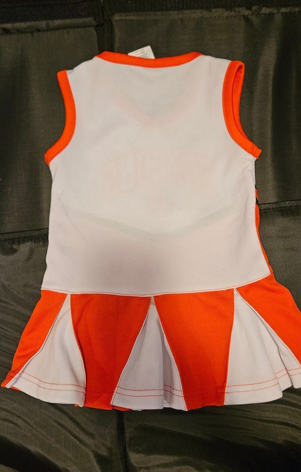 Russell Toddler Girls Bowling Green 24M Orange White Black Falcons Cheer Dress 3