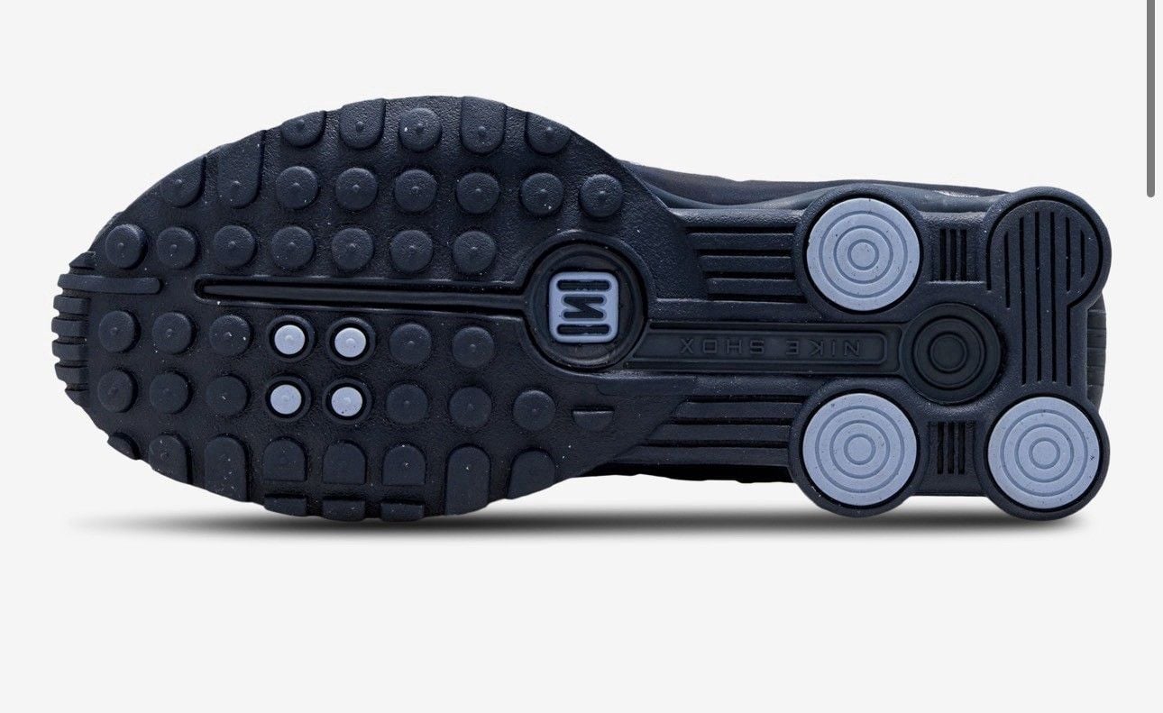 Nike Shox R4 (GS) Obsidian/Aluminum Low Top Lace Up US 5 IM6973-451 7