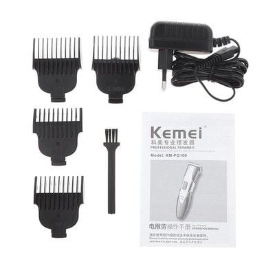 Kemei KM - PG100 Rechargeable Electric Hair Clipper Haircut Trimmer 8