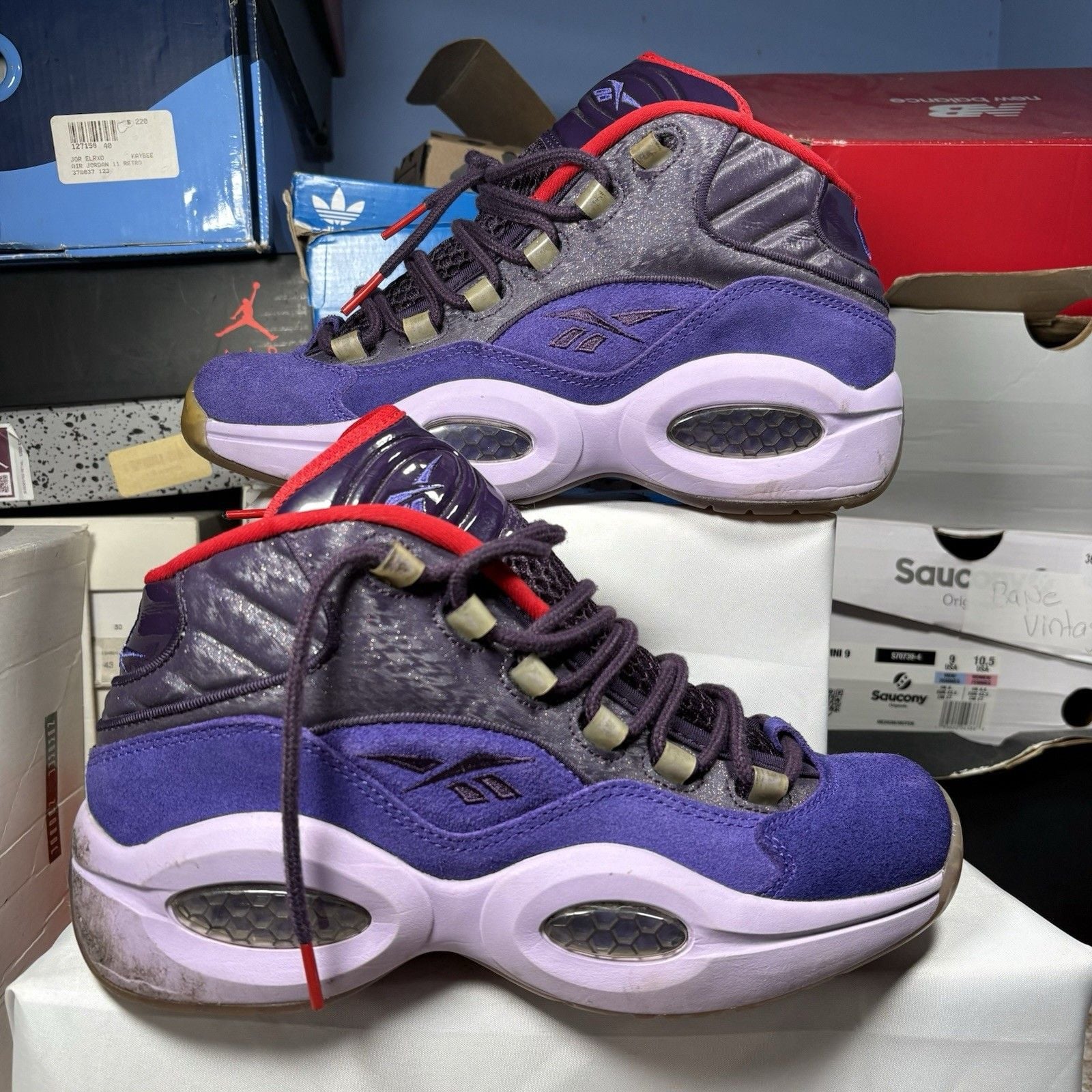 Size 7.5 - Reebok Question Mid Men’s Ghost Of Christmas Future 2013 2
