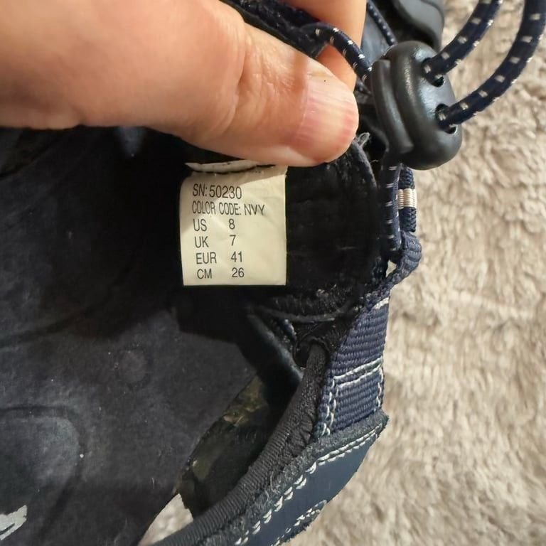 Skechers Bon Voyage 22051 Navy Sport Sandals Men Size 8 Outdoor 5