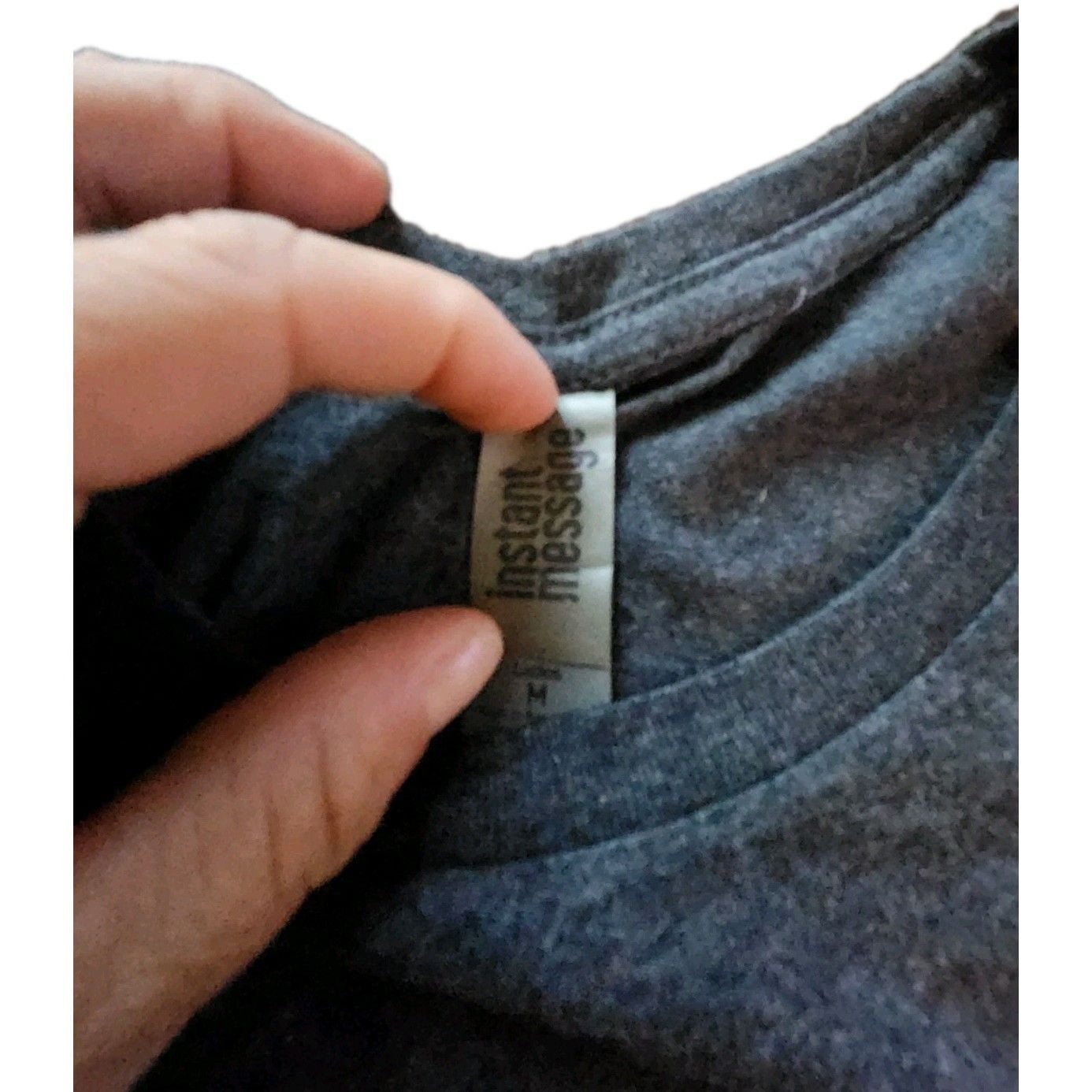 Instant Message Gray "Toasted at the Lake" Graphic Tee Unisex L Crew Neck 3