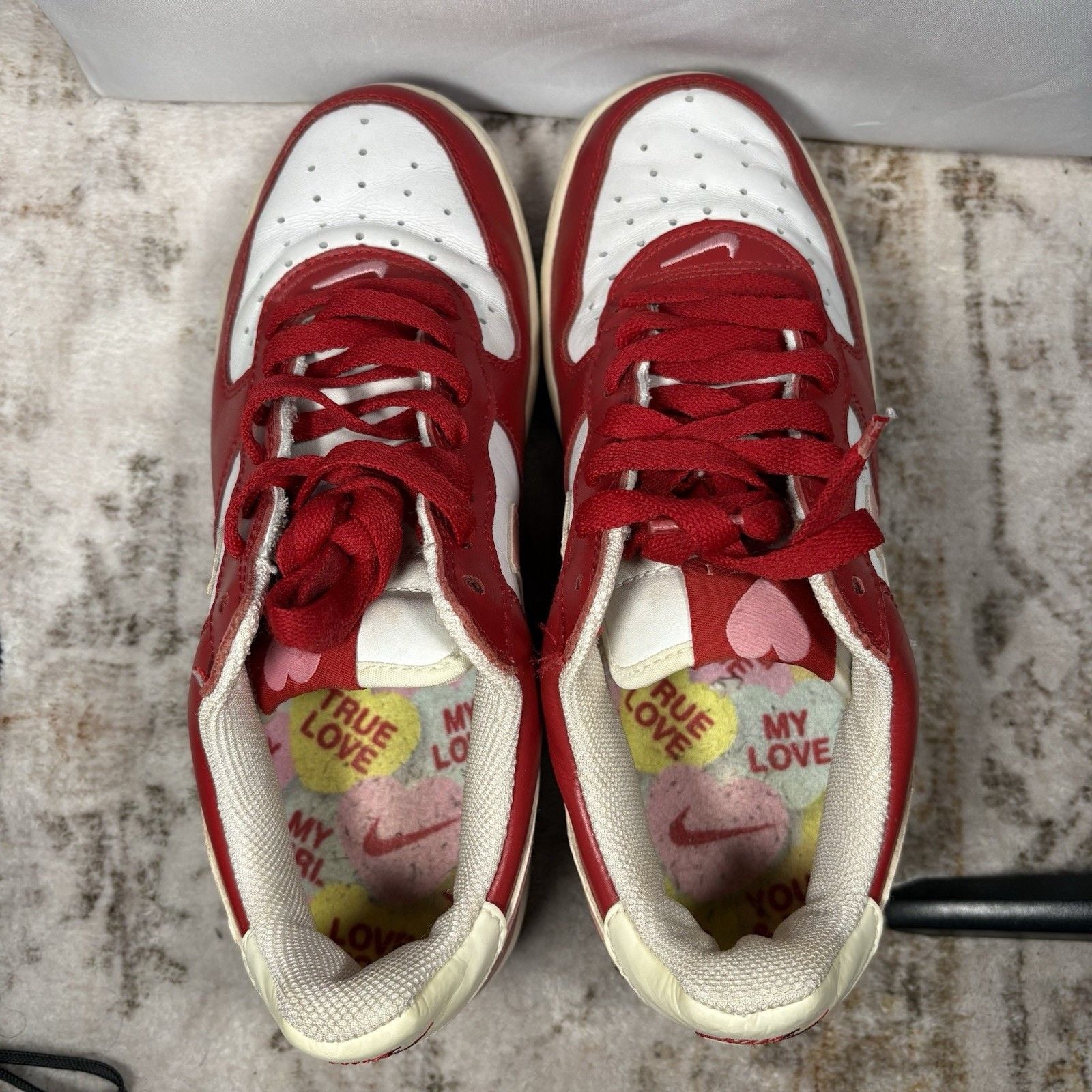 Size 8 - Vintage 2004 Nike Air Force 1 Valentine’s Day 307109 164 7