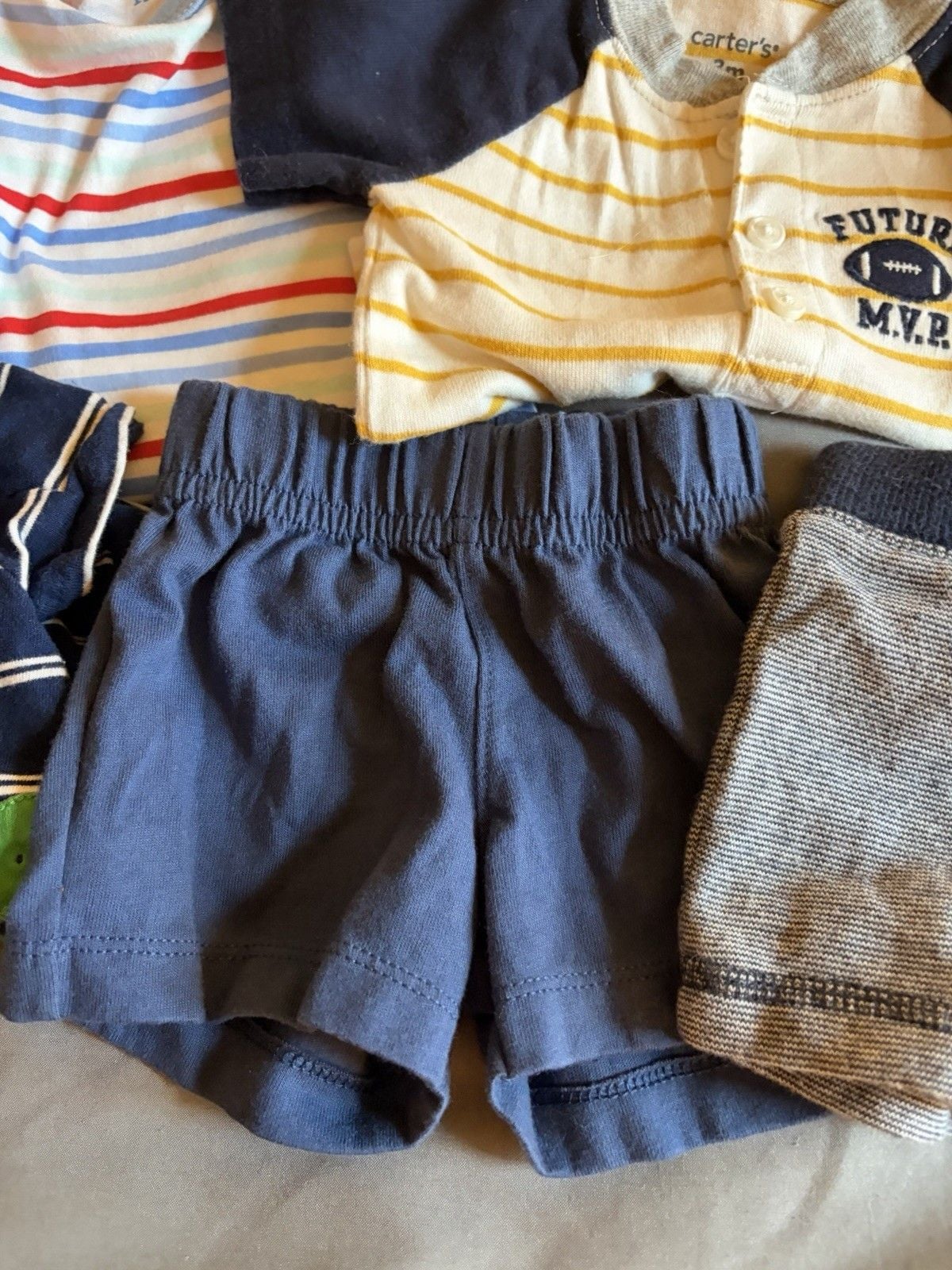Infant/Boys 0-3 Months Bundle Of 16 Pieces Mostly One Piece. 11