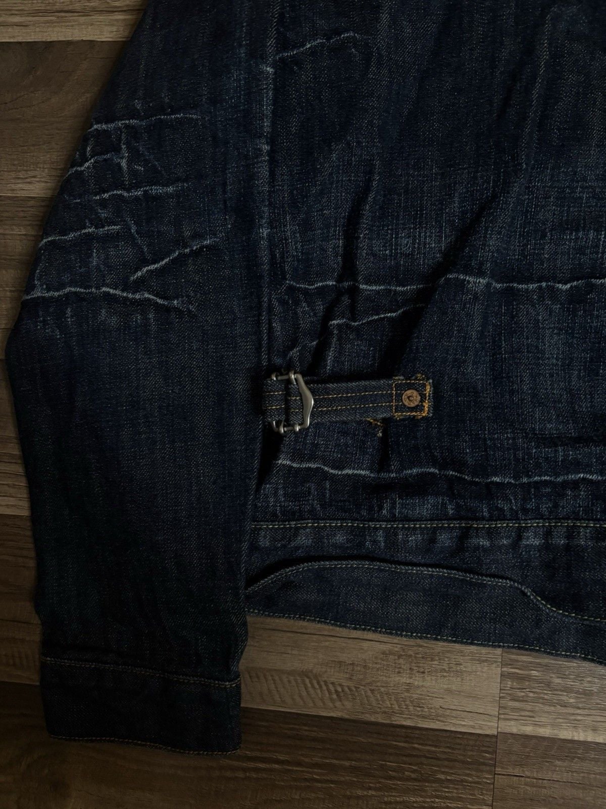 Rate Vintage G-Star Raw Denim Jacket Mens Size M Dark Wash Cotton 9