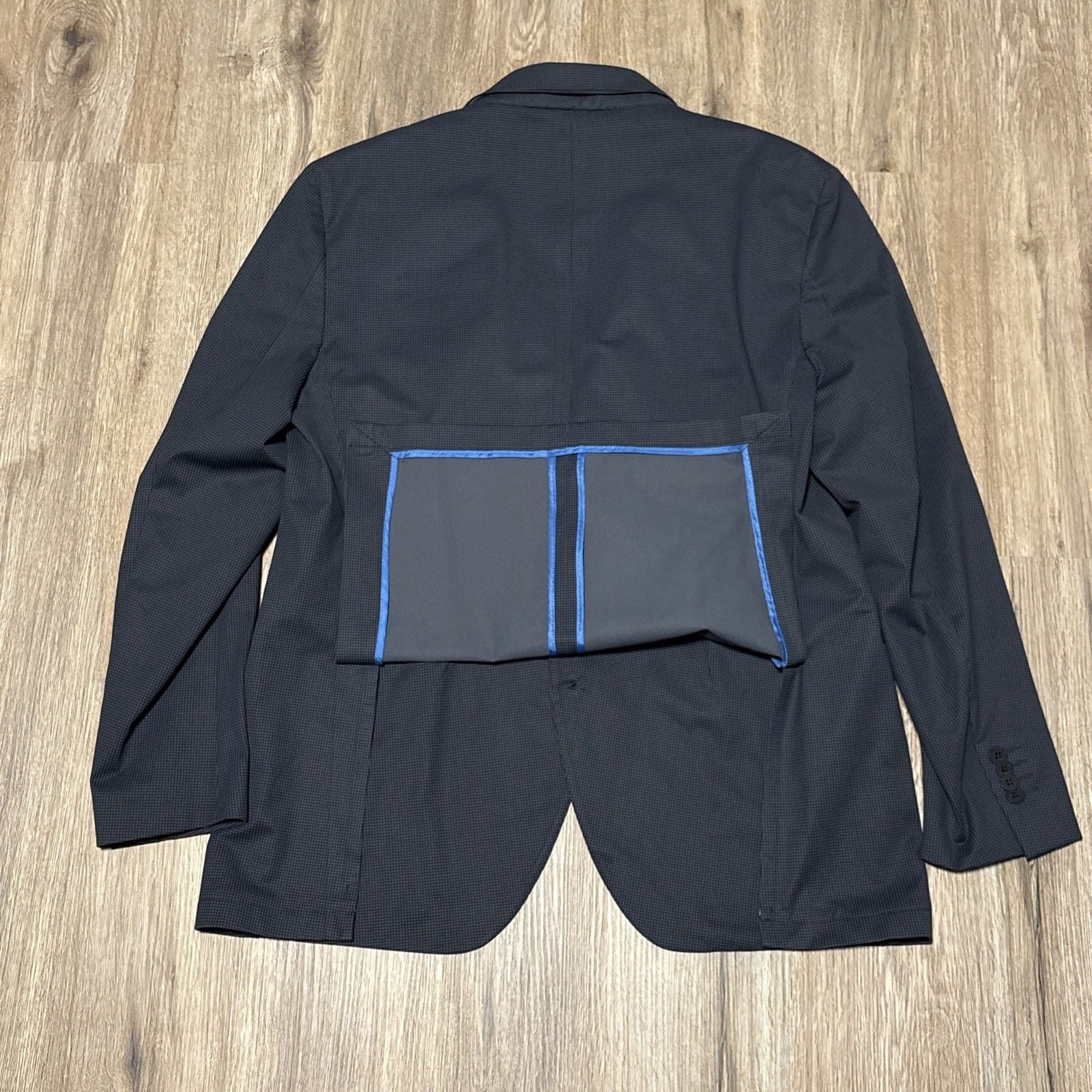 Twillory Performance Blazer Men Gray 4-Way Stretch Cooling Tech Travel Fall 46L 6