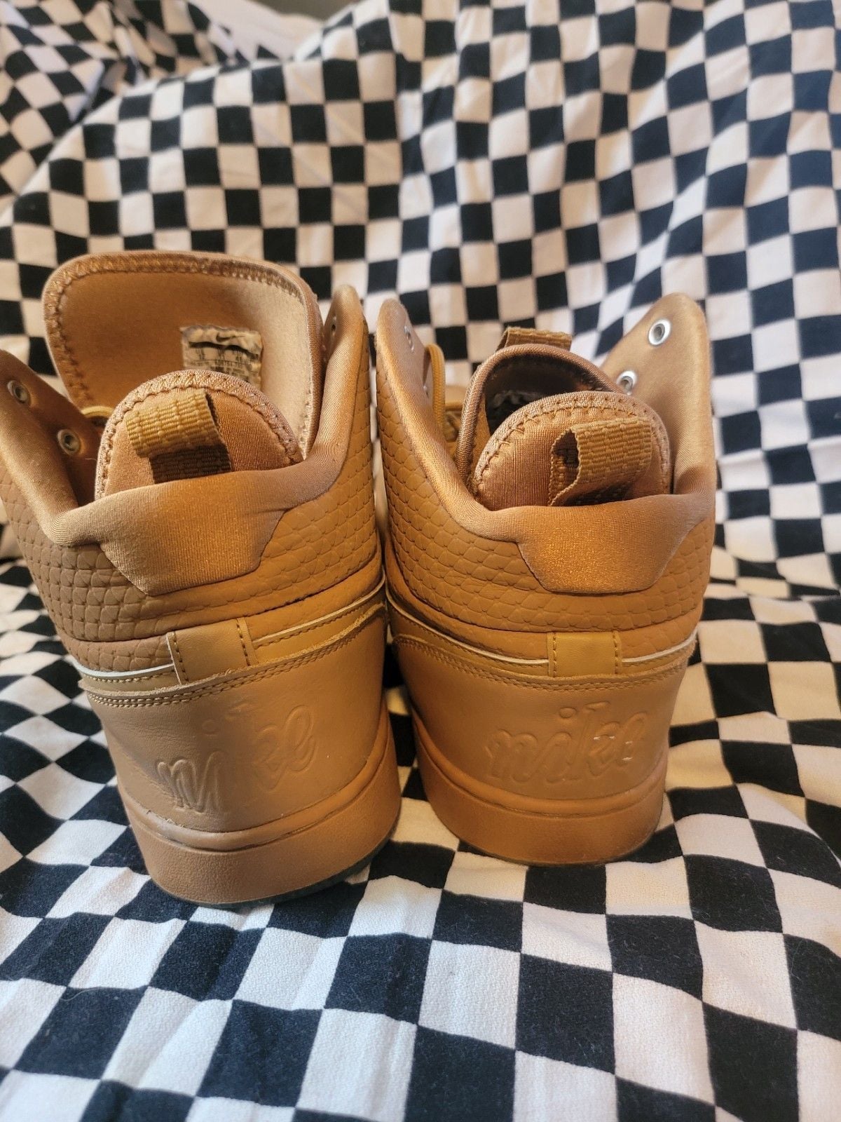 Nike SF Air Force 1 Mid Wheat Men’s 12 Tan High Top 4