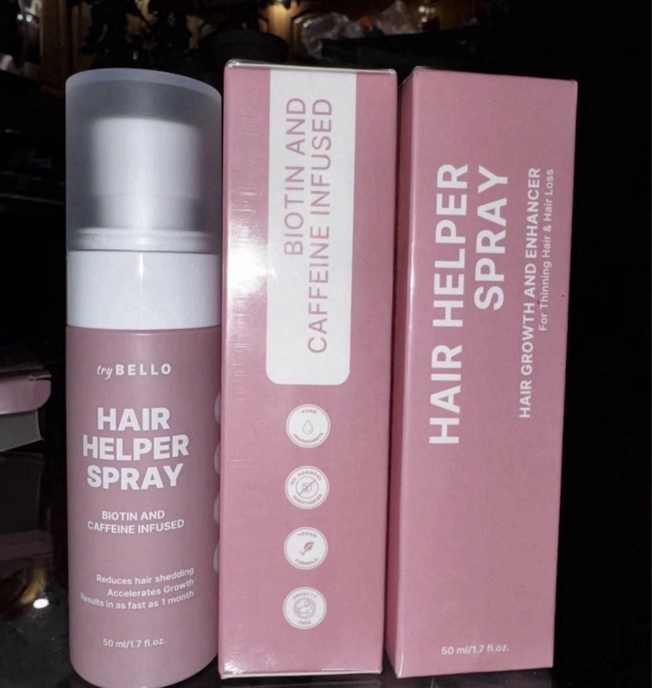 2pack Trybello Hair Growth Serum Spray Hair Loss Treatment 1
