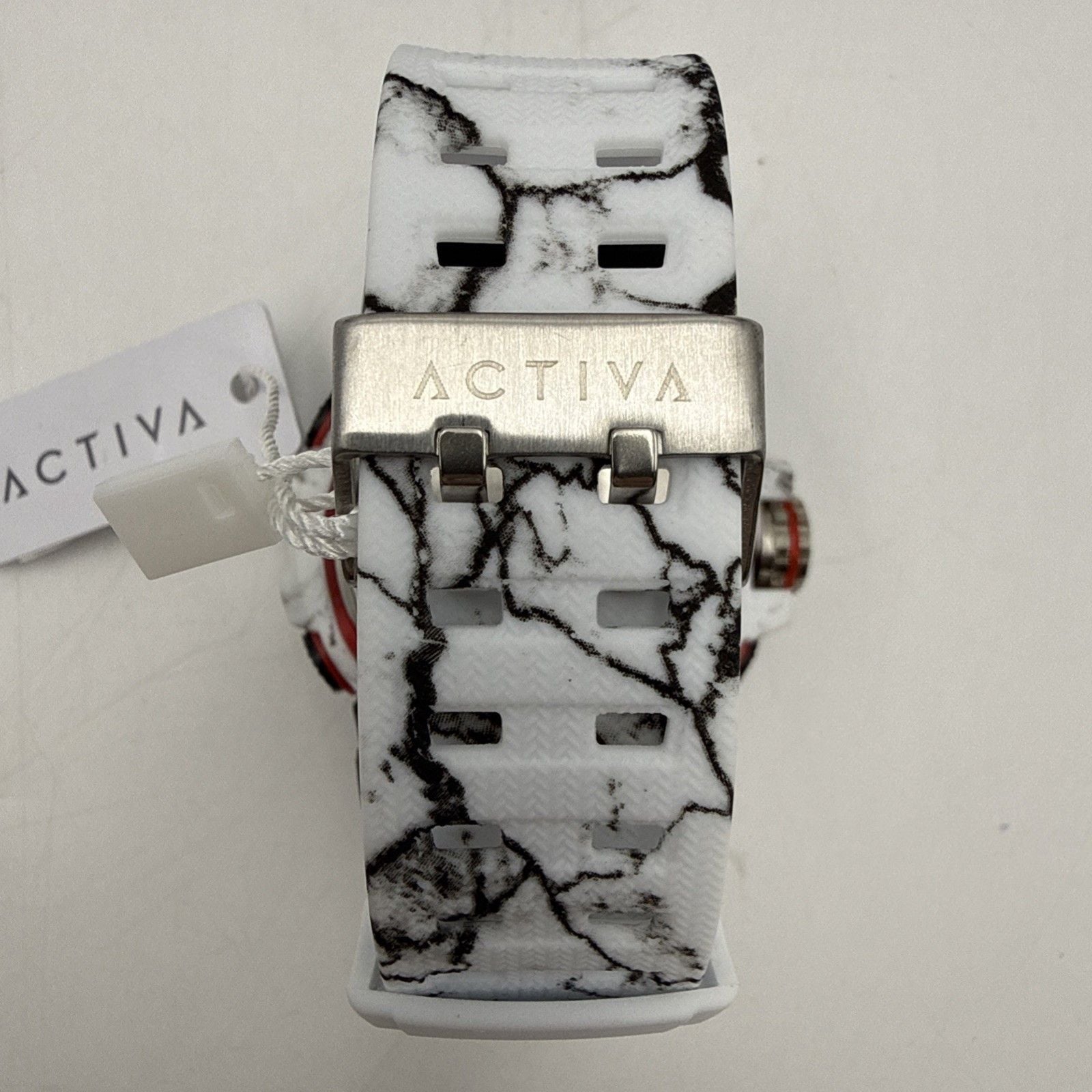 Activa X Invicta ACW8008-003 Digital Essentials 49mm White Camo Watch NIB 10