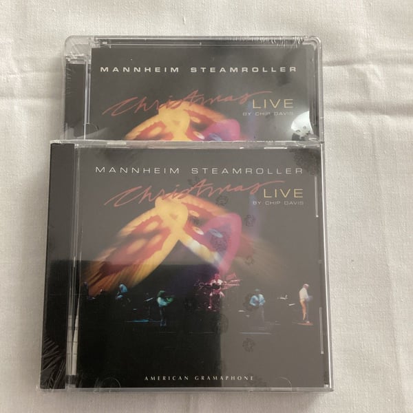 Mannheim Steamroller - Christmas Live by Chip Davis DVD & CD Bundle SEALED
