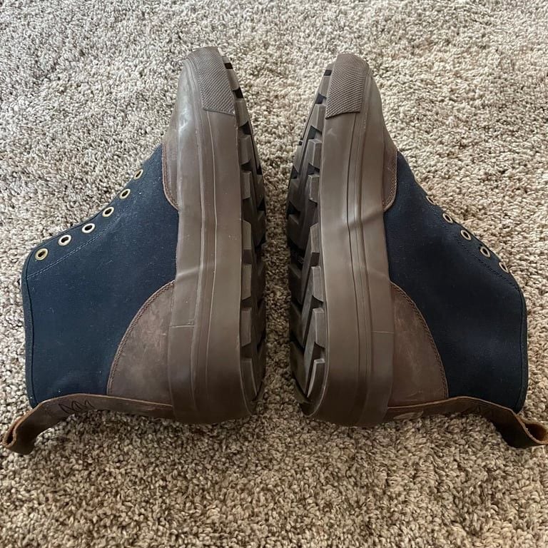 SeaVees Men's Sierra Adventure Boots Peacock Navy Size 12 Outdoor Hiking 6