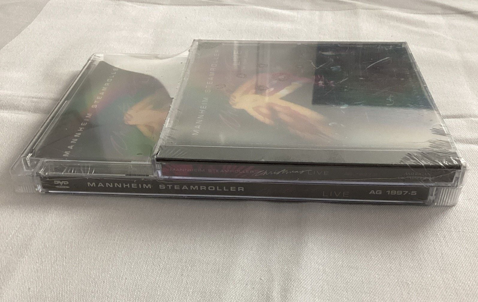 Mannheim Steamroller - Christmas Live by Chip Davis DVD & CD Bundle SEALED 3