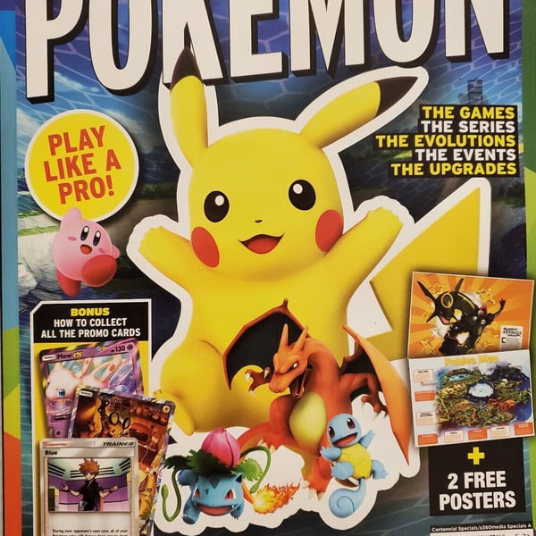 The ULTIMATE GUIDE TO POKEMON: 2025 Magazine 2 Free Posters ALL