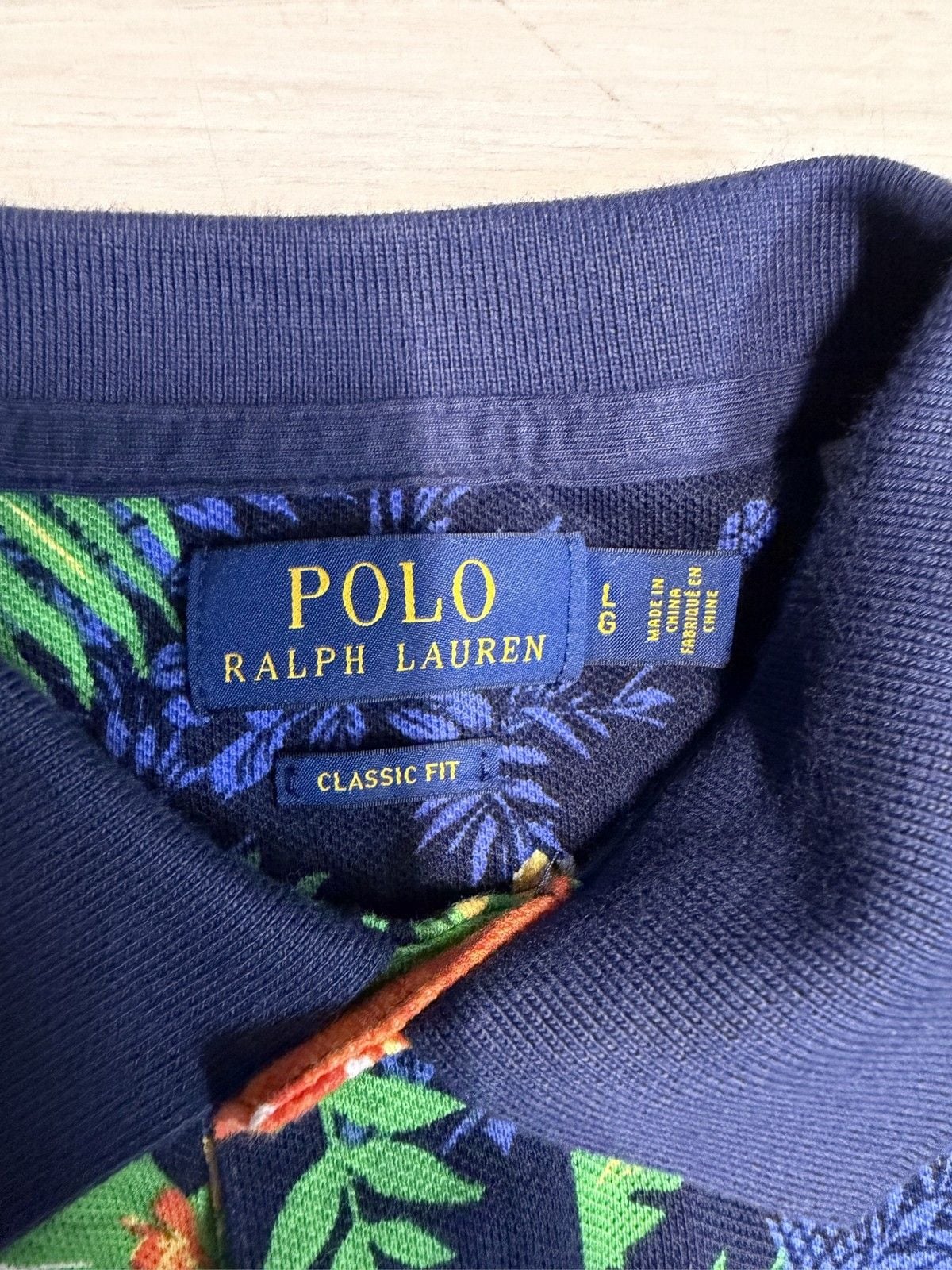 Polo Ralph Lauren RLX Men's Floral Polo Shirt Size L Short Sleeve Golf Cotton 5