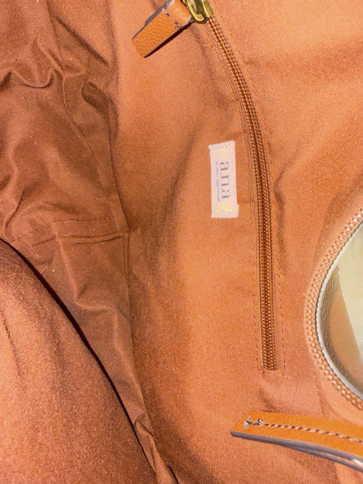 A.N.A. brown faux leather hobo shoulder bag 8