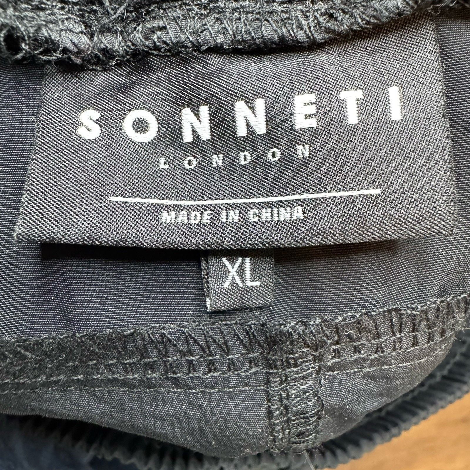 Nylon Crinkle Sonneti London Mens Cargo Joggers Black XL Gym Attire Straight Fit 6