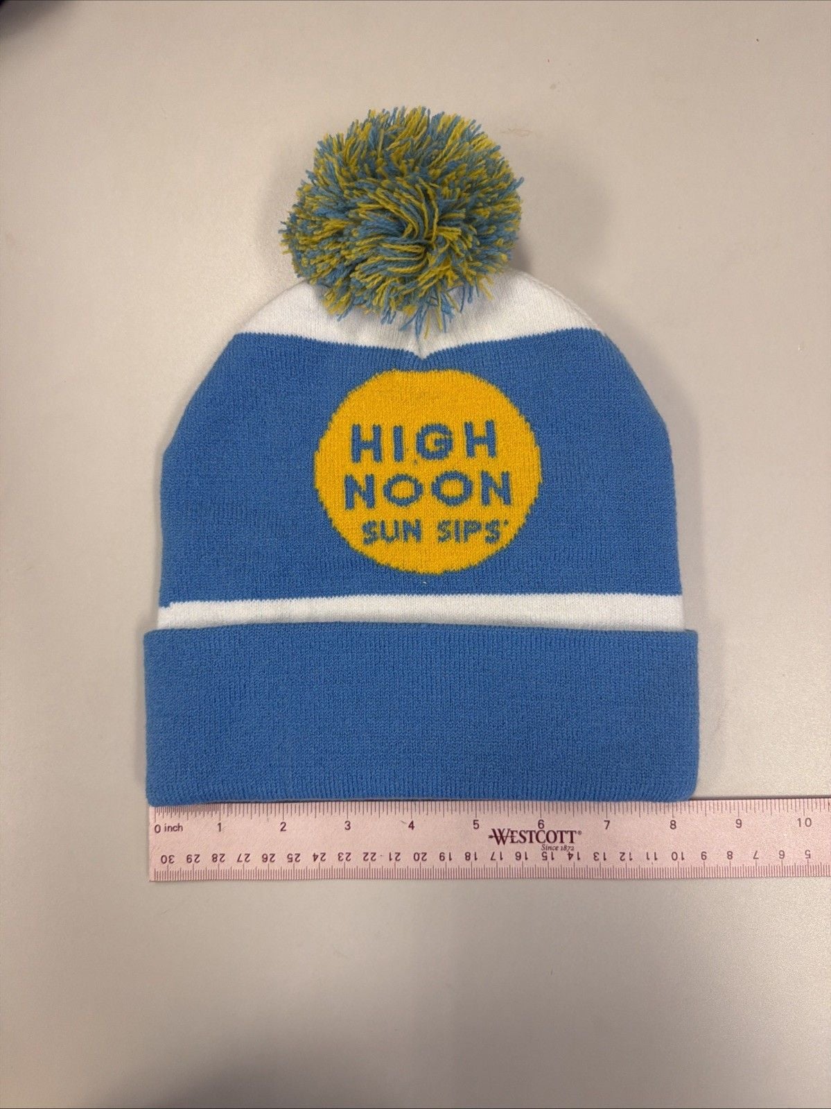 High Noon Sunsips Seltzer Vodka Beanie Hat & Decals New Without Tags 6